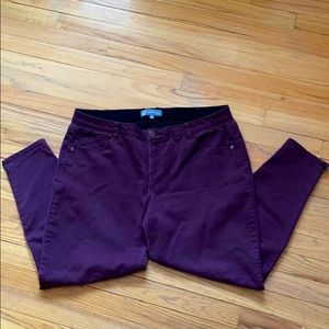 Great purple bootcut pants
